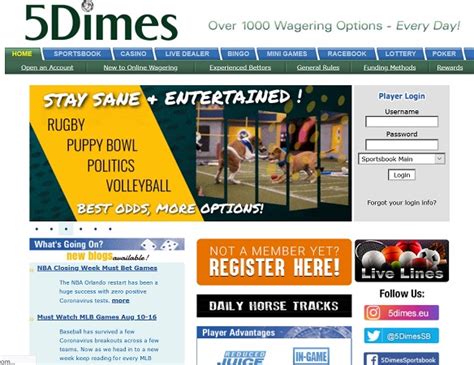 Opening a 5Dimes account – 5Dimes .